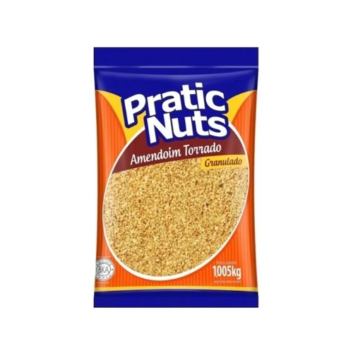 AMENDOIM TORRADO GRANULADO PRATIC NUTS 1,005KG