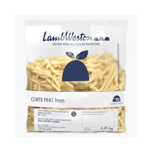BATATA LAMB WESTON 7MM 2,250KG