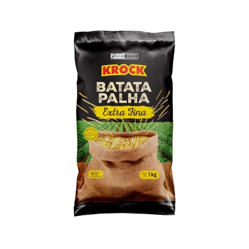 BATATA PALHA EXTRA FINA KROCK 1 KG