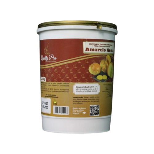 CORANTE AMARELO GEMA - QUALITY PAN - 1 KG