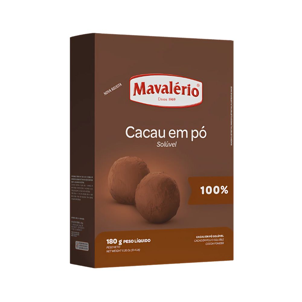 Chocolate em Pó Cacau Mavalerio 100% 500g