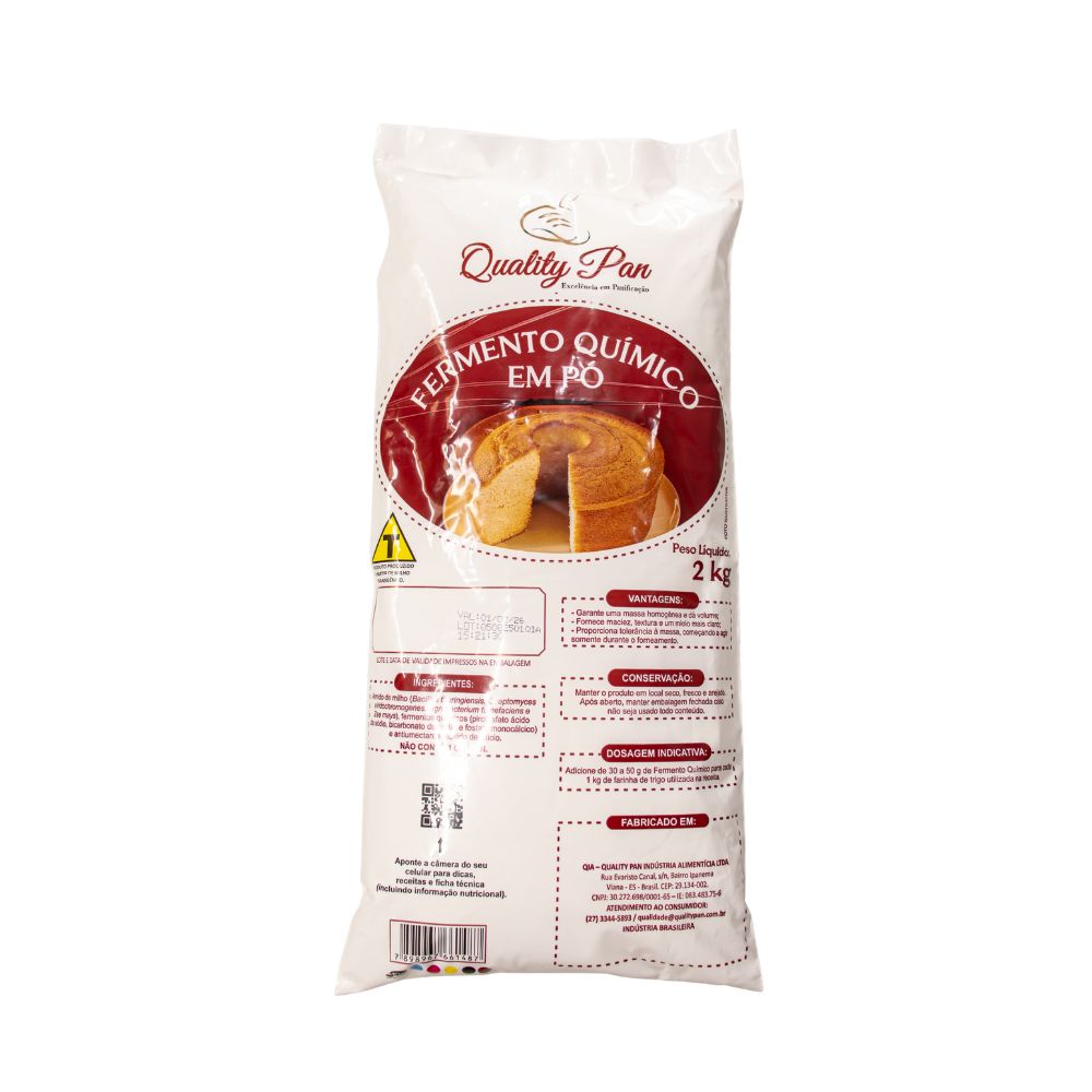 FERMENTO PARA BOLO QUALITY PAN 2 KG