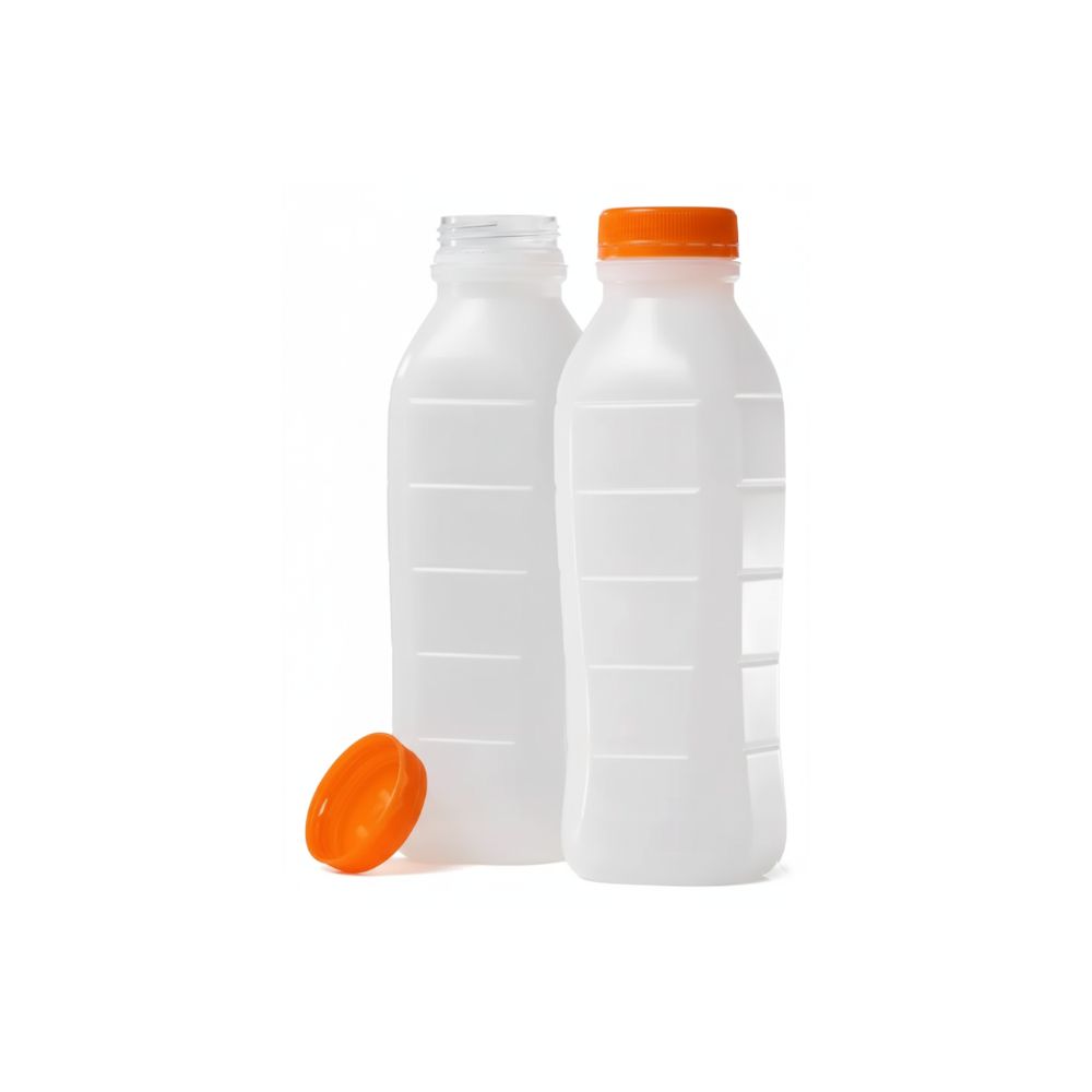 GARRAFA 500ML QUADRADA ROSCA (100UN)