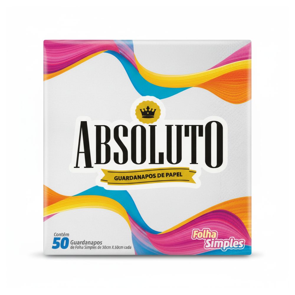 GUARDANAPO ABSOLUTO 30X30 50UND