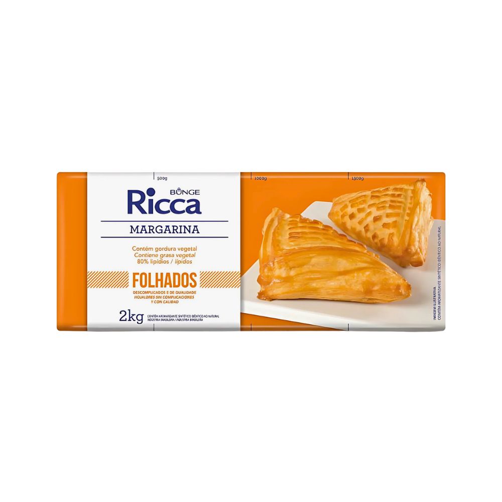 MARGARINA RICCA FOLHADOS 2KG