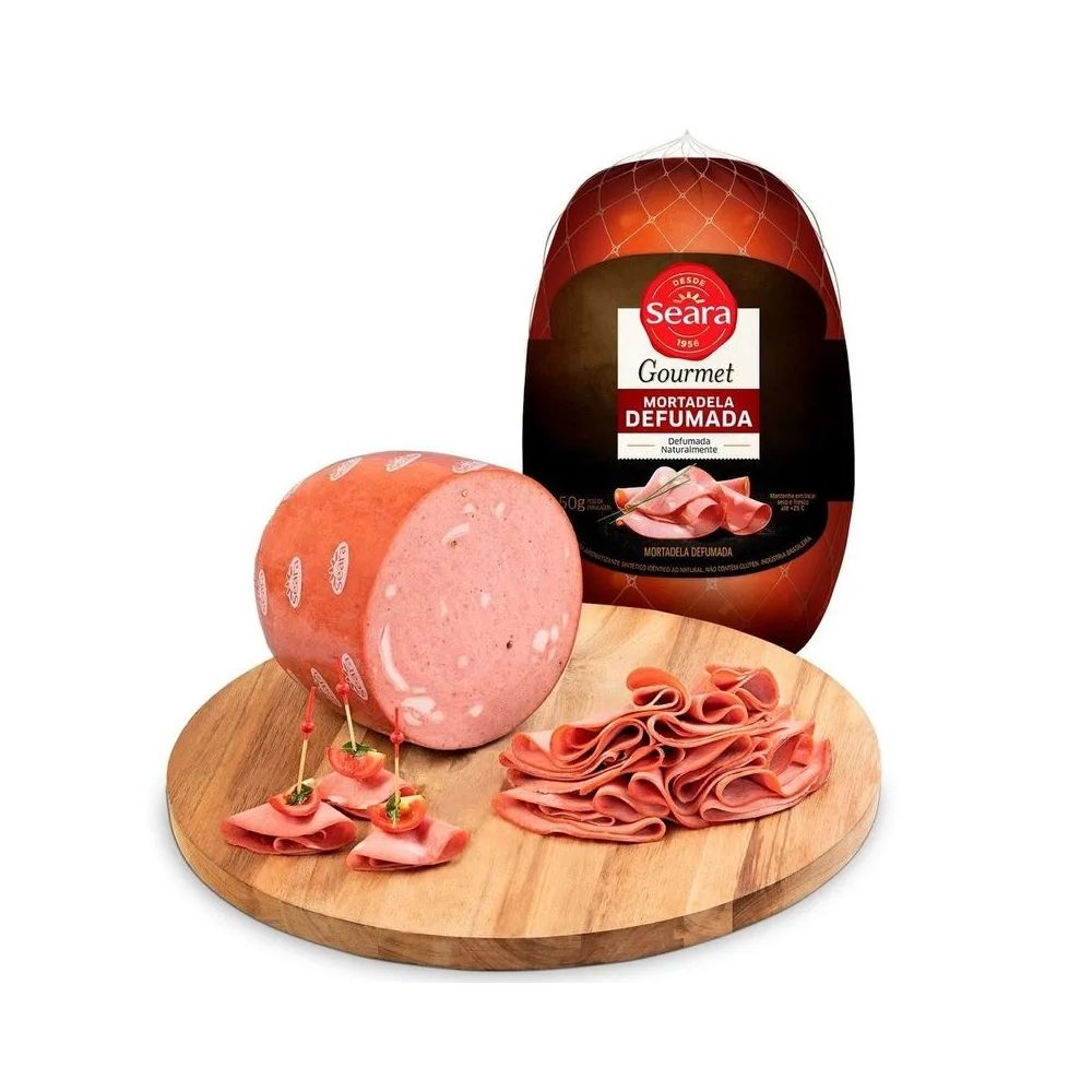 MORTADELA DEFUMADA SEARA FATIADA KG