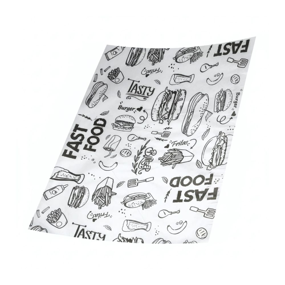 PAPEL ACOPLADO 30X38 FAST FOOD C/400UND