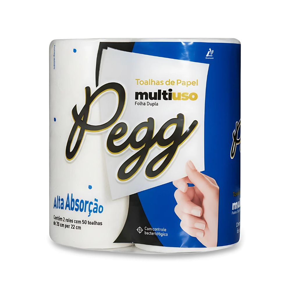 PAPEL TOALHA PEGG 50 FLS