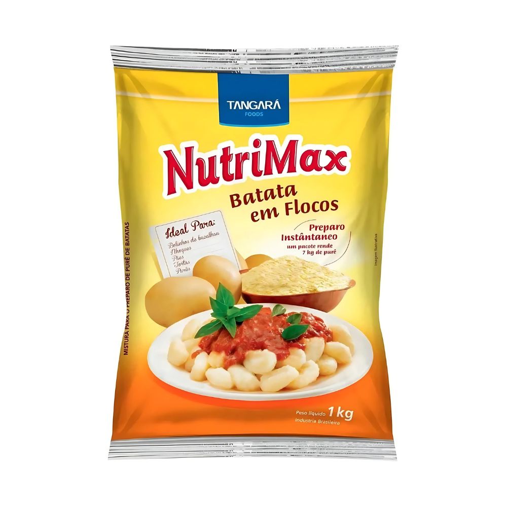 PURE DE BATATAS FLOCOS NUTRIMAX PCT 1KG
