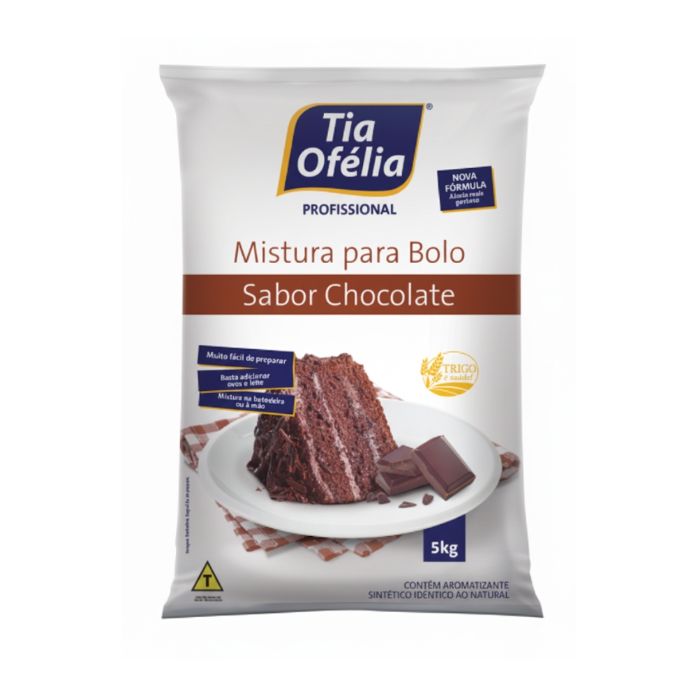 Mistura para Bolo de Chocolate Tia Ofélia 5kg