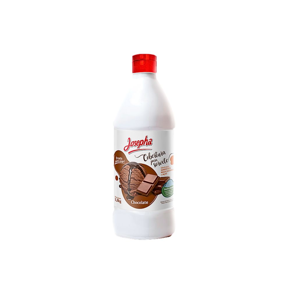 COBERTURA PARA SORVETE CHOCOLATE JOSEPHA 1,3KG